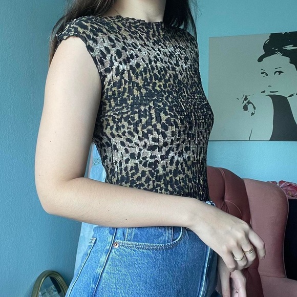 the cutest cheetah print tank top - Picture 3 of 4